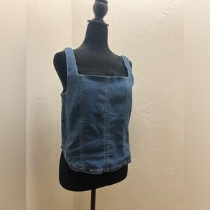 Brand new denim top